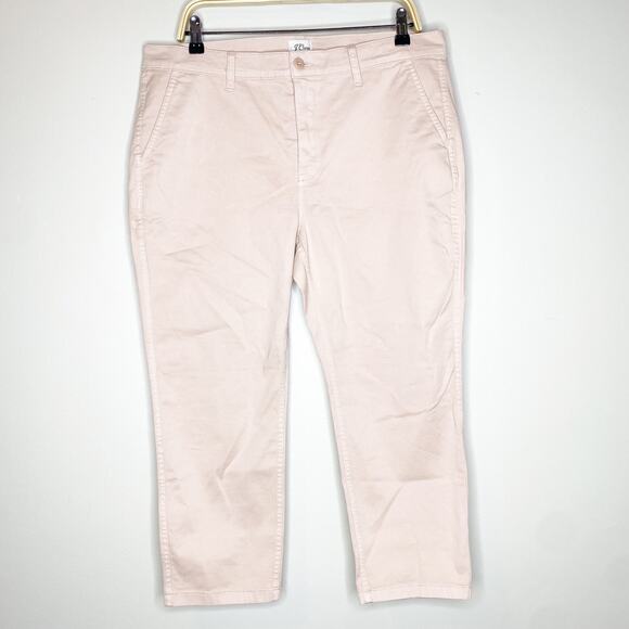 J Crew Slim Straight Chino Pants Pink Size 32P petite NWT - Picture 1 of 7